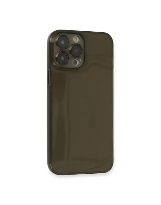 Apple İphone 13 Pro Max Kılıf Fly Lens Silikon - Siyah