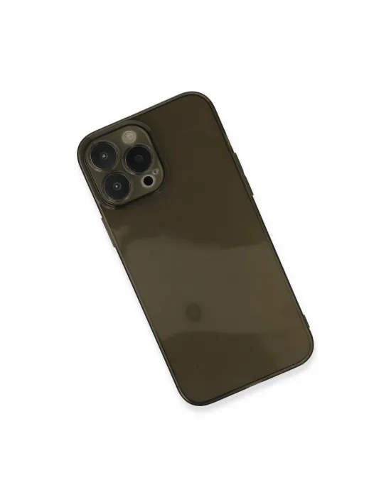 Apple İphone 13 Pro Max Kılıf Fly Lens Silikon - Siyah
