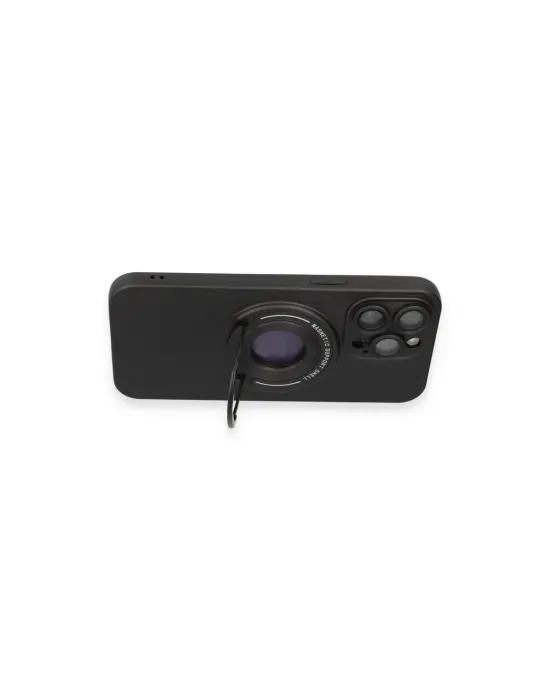 Apple İphone 13 Pro Max Kılıf Lukka Magneticsafe Kapak - Siyah