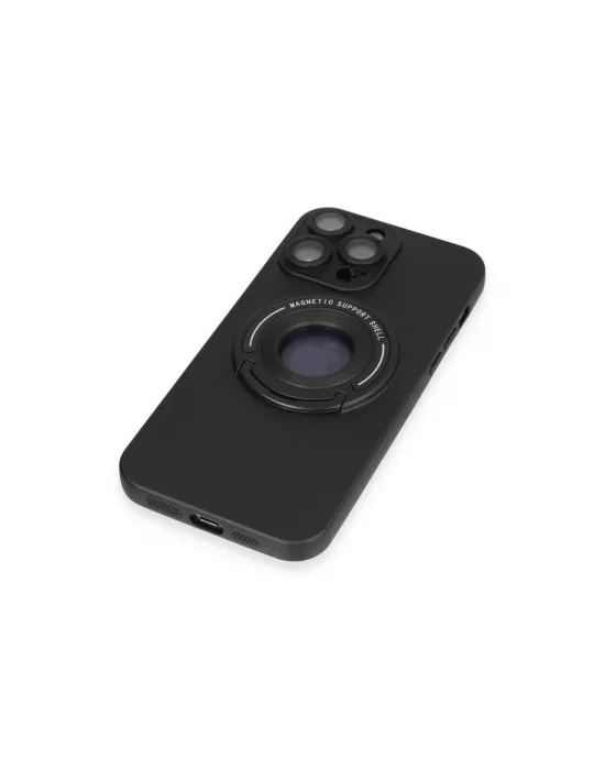 Apple İphone 13 Pro Max Kılıf Lukka Magneticsafe Kapak - Siyah