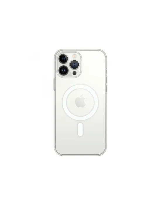Apple İphone 13 Pro Max Kılıf Magneticsafe Şeffaf Silikon - Şeffaf