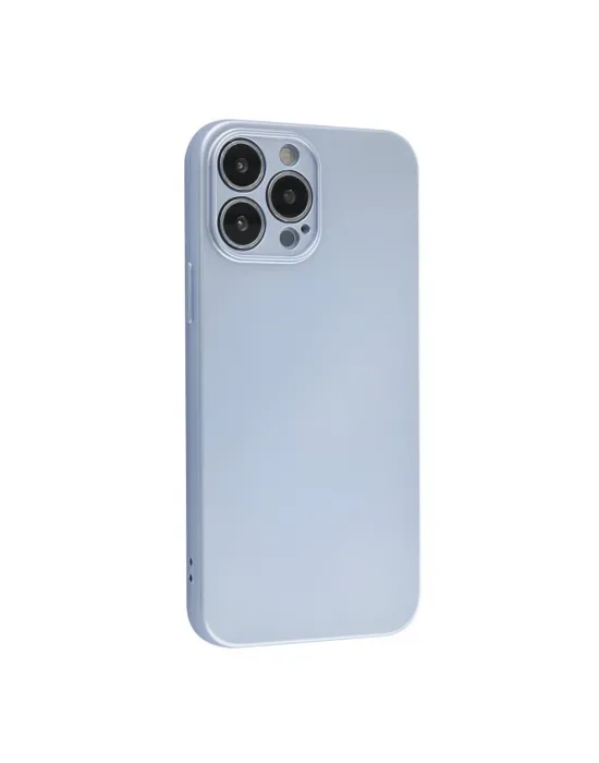 Apple İphone 13 Pro Max Kılıf Nano İçi Kadife Silikon - Sky Blue
