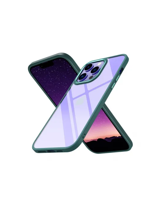 Apple İphone 13 Pro Max Kılıf Power Silikon - Koyu Yeşil