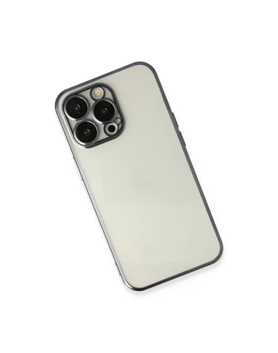 Apple İphone 13 Pro Max Kılıf Razer Lensli Silikon - Siyah