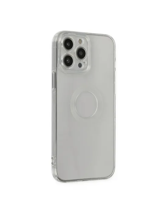 Apple İphone 13 Pro Max Kılıf Santa Lens Silikon - Şeffaf