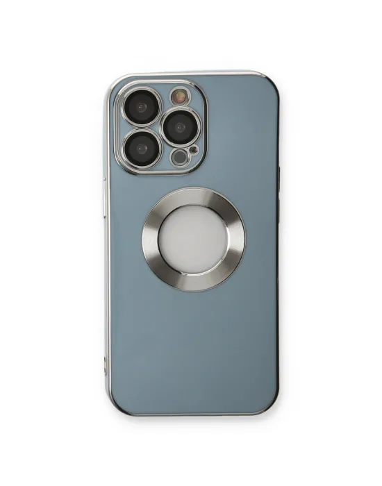 Apple İphone 13 Pro Max Kılıf Store Silikon - Sierra Blue