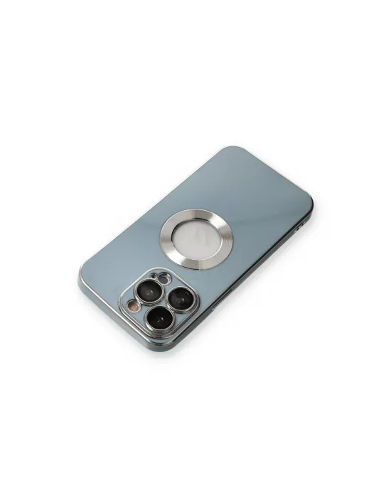 Apple İphone 13 Pro Max Kılıf Store Silikon - Sierra Blue