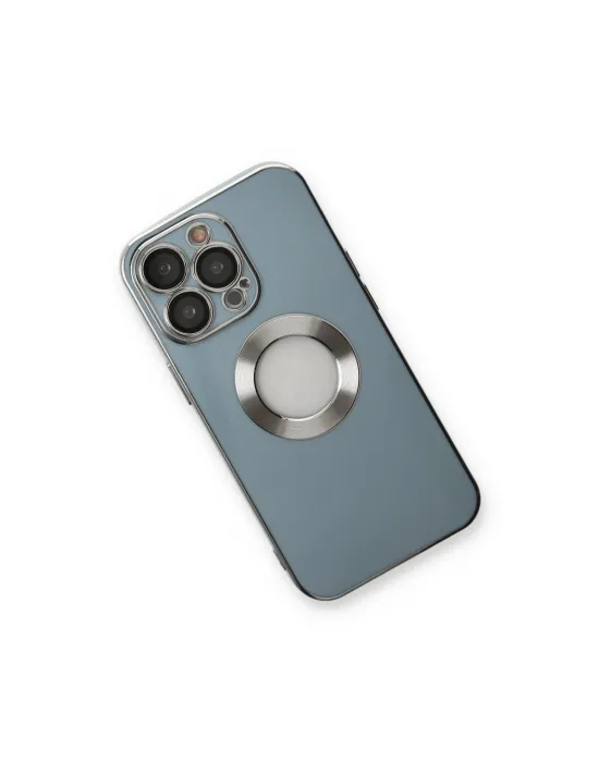 Apple İphone 13 Pro Max Kılıf Store Silikon - Sierra Blue