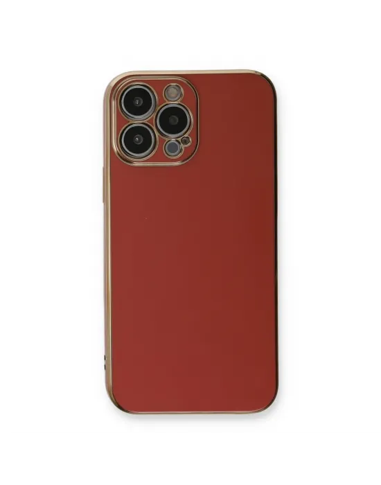 Apple İphone 13 Pro Max Kılıf Volet Silikon - Kırmızı
