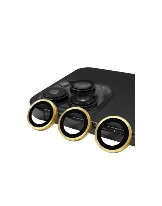 Apple İphone 13 Pro Max Raze Metal Kamera Lens - Gold