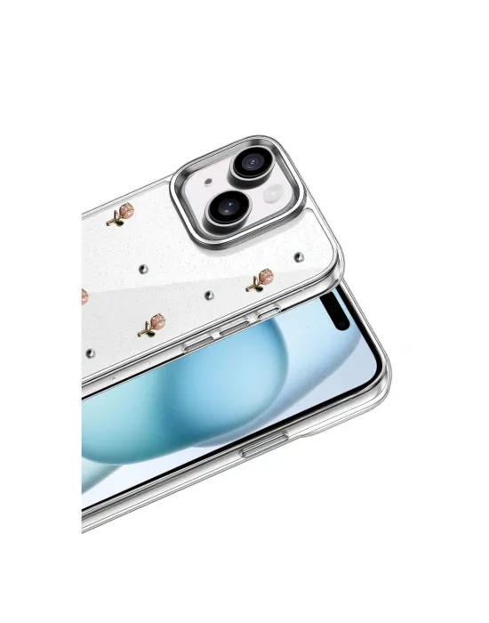 Apple İphone 14 Fiyonk Desenli Kapak - Desen 6