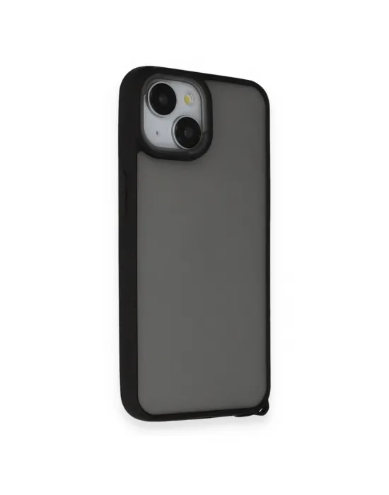 Apple İphone 14 Kılıf Elegant Kapak - Siyah
