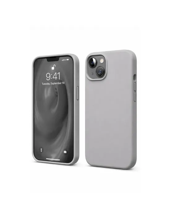 Apple İphone 14 Kılıf First Silikon - Gri
