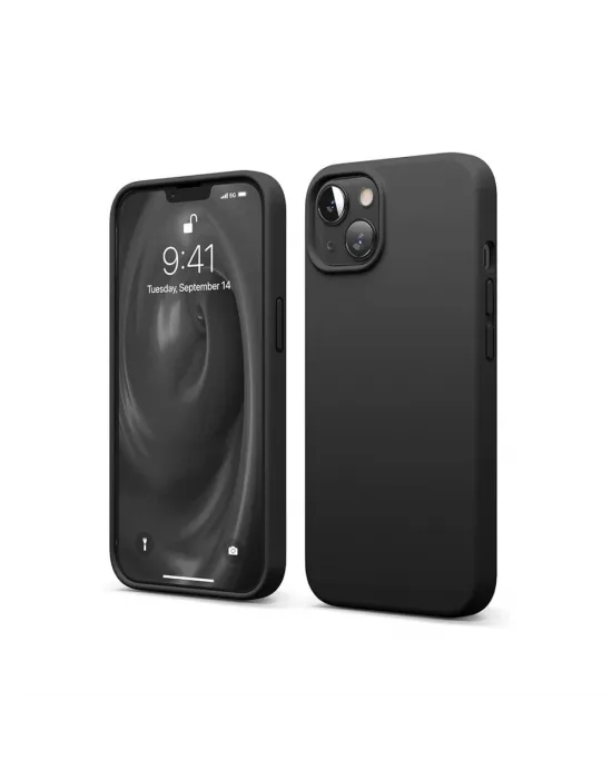 Apple İphone 14 Kılıf First Silikon - Siyah