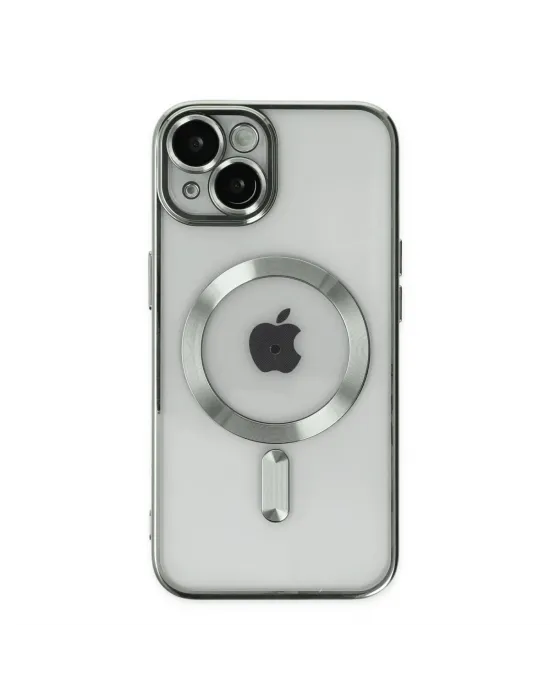 Apple İphone 14 Kılıf Kross Magneticsafe Kapak - Gümüş