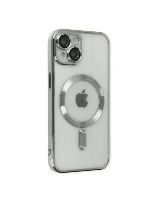 Apple İphone 14 Kılıf Kross Magneticsafe Kapak - Gümüş