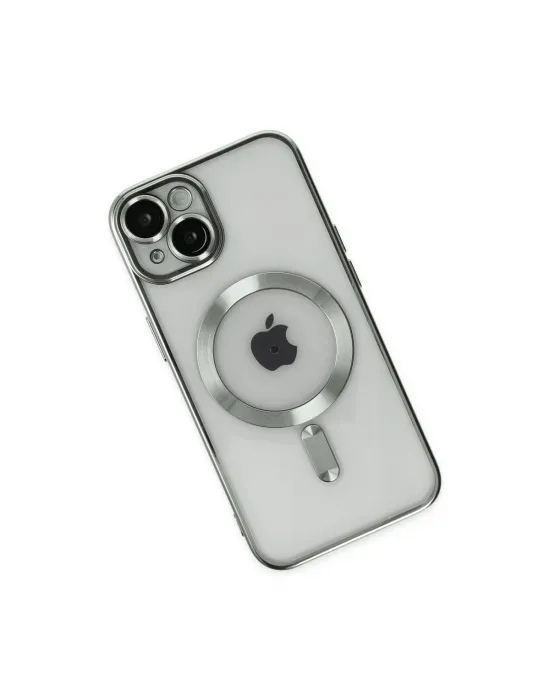 Apple İphone 14 Kılıf Kross Magneticsafe Kapak - Gümüş