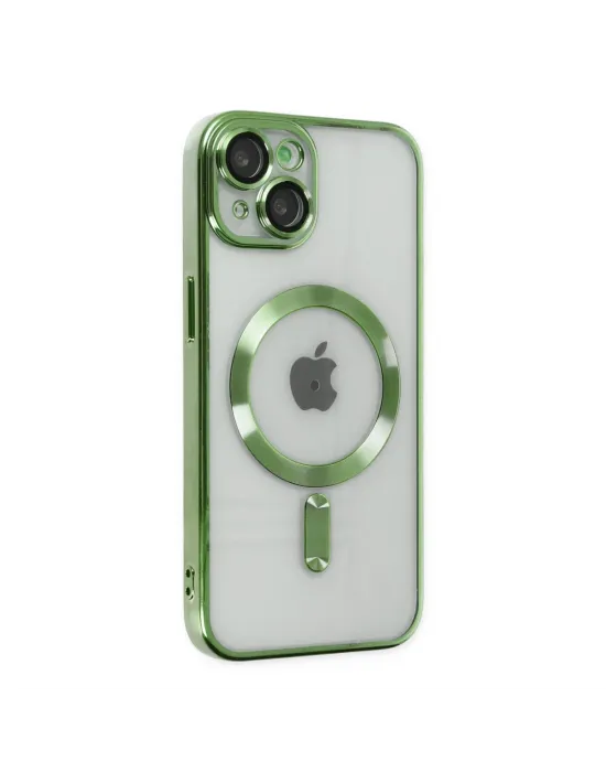 Apple İphone 14 Kılıf Kross Magneticsafe Kapak - Koyu Yeşil