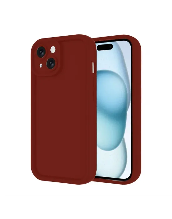 Apple İphone 14 Kılıf Viera Silikon - Bordo
