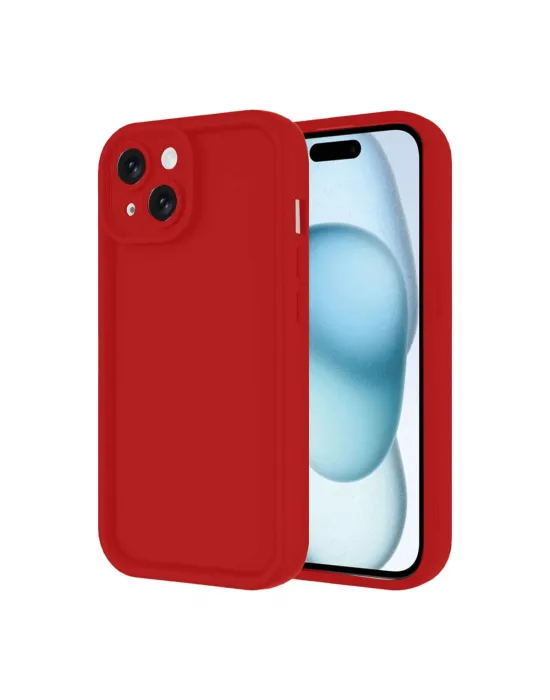 Apple İphone 14 Kılıf Viera Silikon - Kırmızı