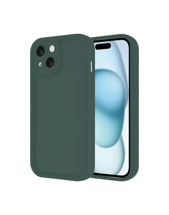 Apple İphone 14 Kılıf Viera Silikon - Koyu Yeşil