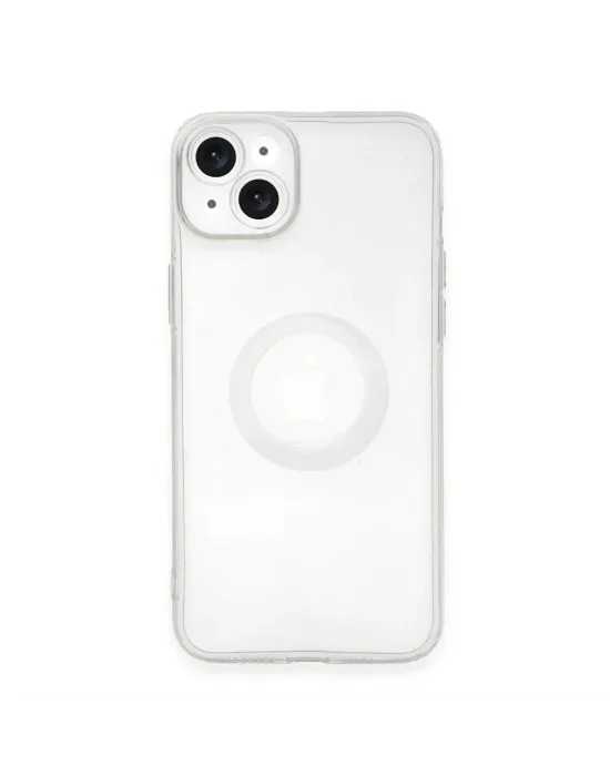Apple İphone 14 Plus Kılıf Santa Lens Silikon - Şeffaf