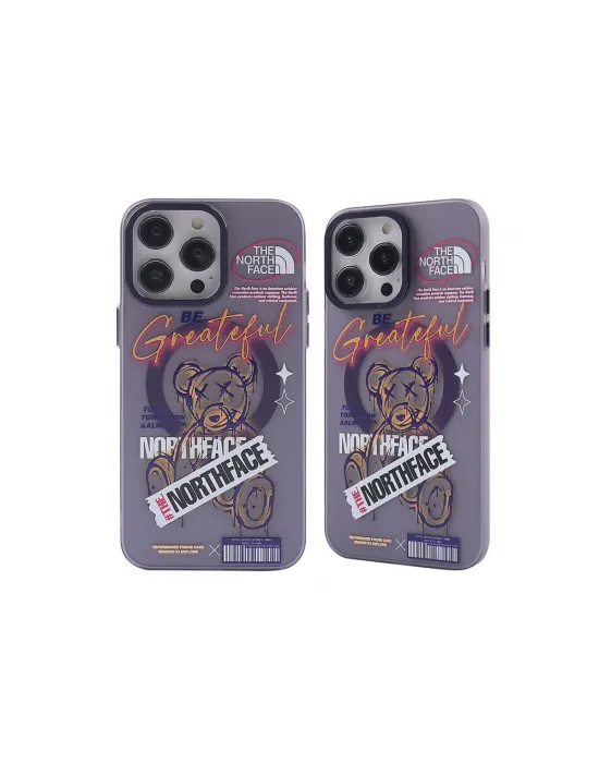 Apple İphone 14 Pro Kılıf Apollo Magneticsafe Desenli Kapak - Apollo Mor - 2