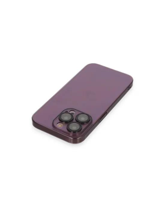 Apple İphone 14 Pro Kılıf Armada Lensli Kapak - Derin Mor