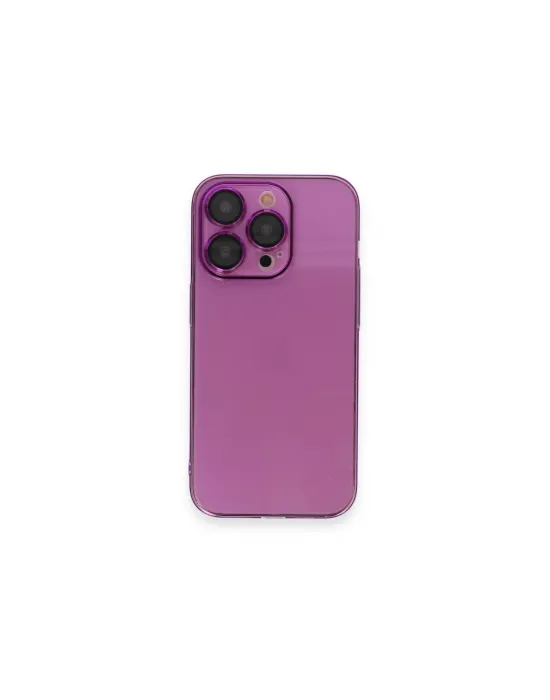 Apple İphone 14 Pro Kılıf Armada Lensli Kapak - Mor