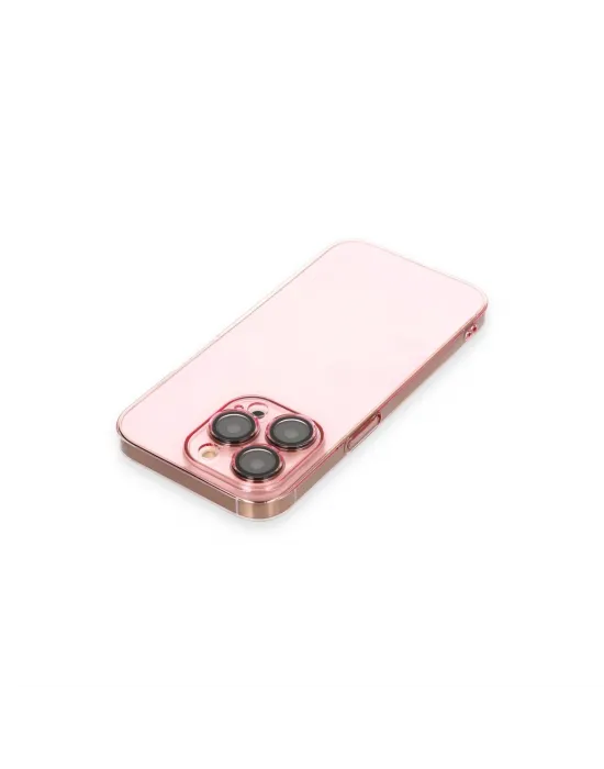 Apple İphone 14 Pro Kılıf Armada Lensli Kapak - Rose Gold