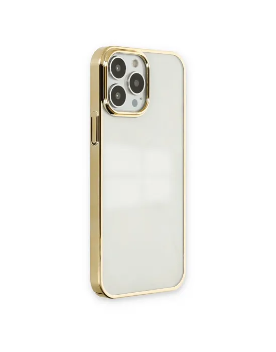 Apple İphone 14 Pro Kılıf Element Silikon - Gold