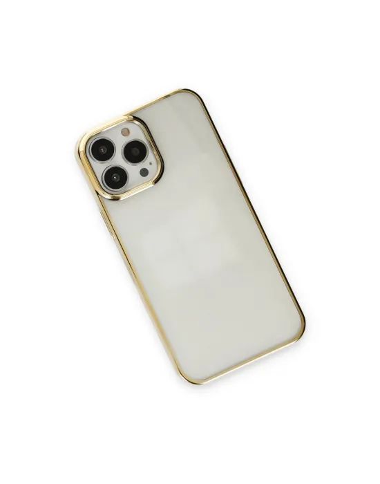 Apple İphone 14 Pro Kılıf Element Silikon - Gold