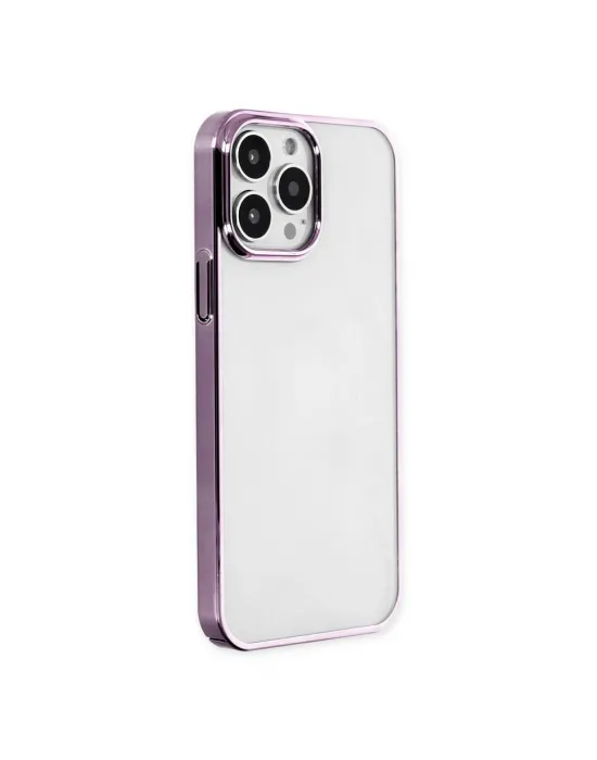 Apple İphone 14 Pro Kılıf Element Silikon - Lila