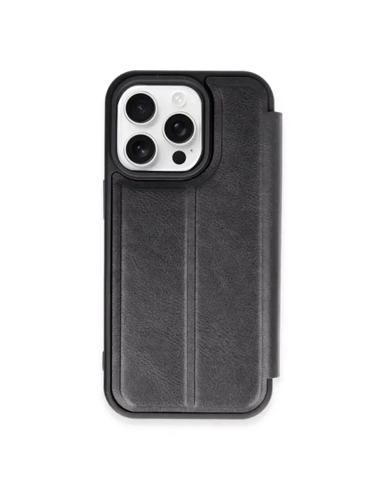 Apple İphone 14 Pro Kılıf Flip Cover - Siyah