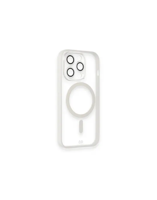 Apple İphone 14 Pro Kılıf Grand Magneticsafe Kapak - Beyaz
