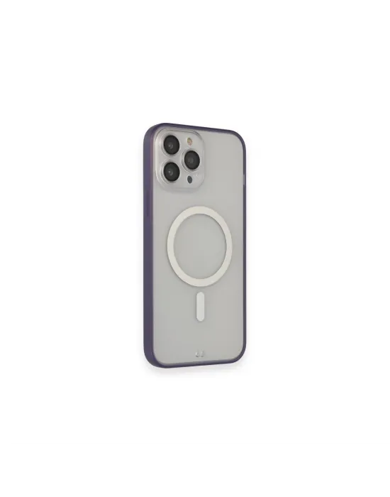 Apple İphone 14 Pro Kılıf Grand Magneticsafe Kapak - Mor