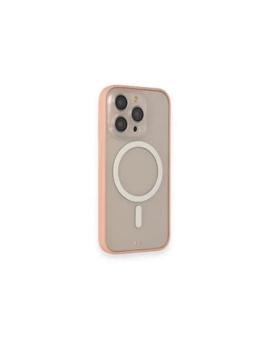 Apple İphone 14 Pro Kılıf Grand Magneticsafe Kapak - Pembe