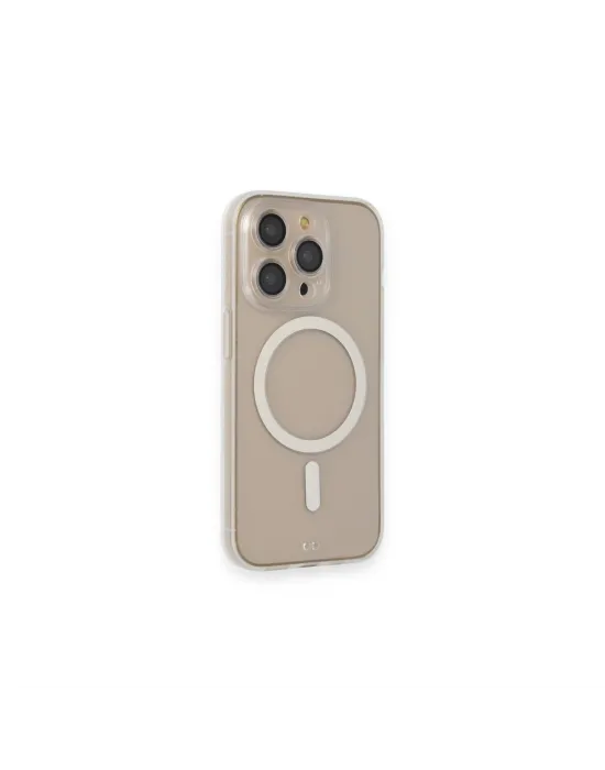 Apple İphone 14 Pro Kılıf Grand Magneticsafe Kapak - Şeffaf