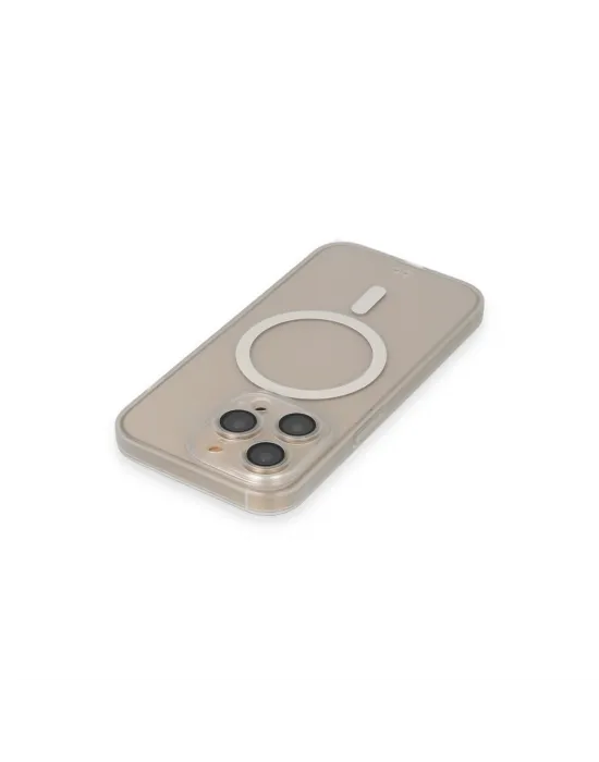 Apple İphone 14 Pro Kılıf Grand Magneticsafe Kapak - Şeffaf