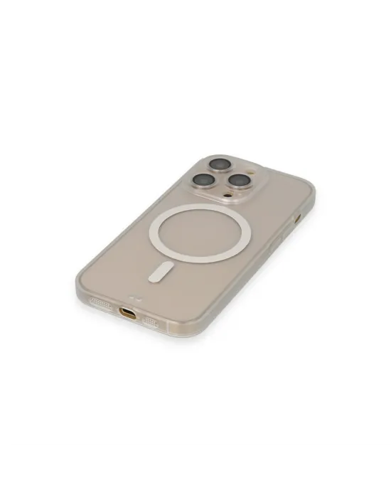 Apple İphone 14 Pro Kılıf Grand Magneticsafe Kapak - Şeffaf