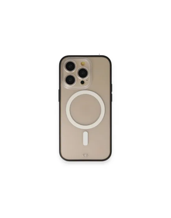 Apple İphone 14 Pro Kılıf Grand Magneticsafe Kapak - Siyah