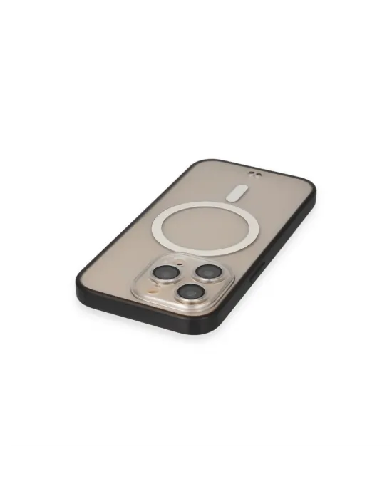 Apple İphone 14 Pro Kılıf Grand Magneticsafe Kapak - Siyah
