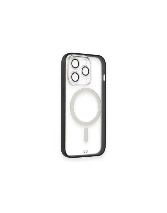 Apple İphone 14 Pro Kılıf Grand Magneticsafe Kapak - Siyah