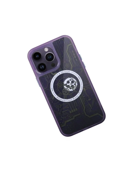 Apple İphone 14 Pro Kılıf Magic Magneticsafe Silikon - Derin Mor