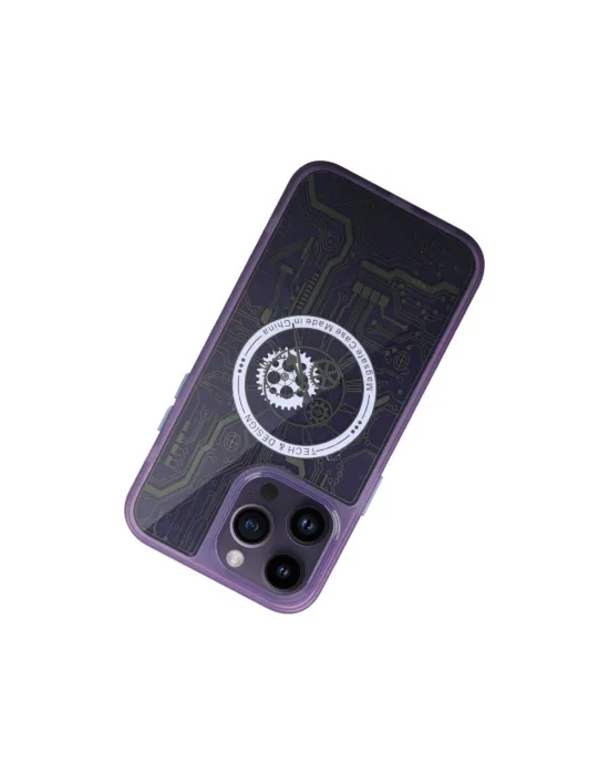 Apple İphone 14 Pro Kılıf Magic Magneticsafe Silikon - Derin Mor