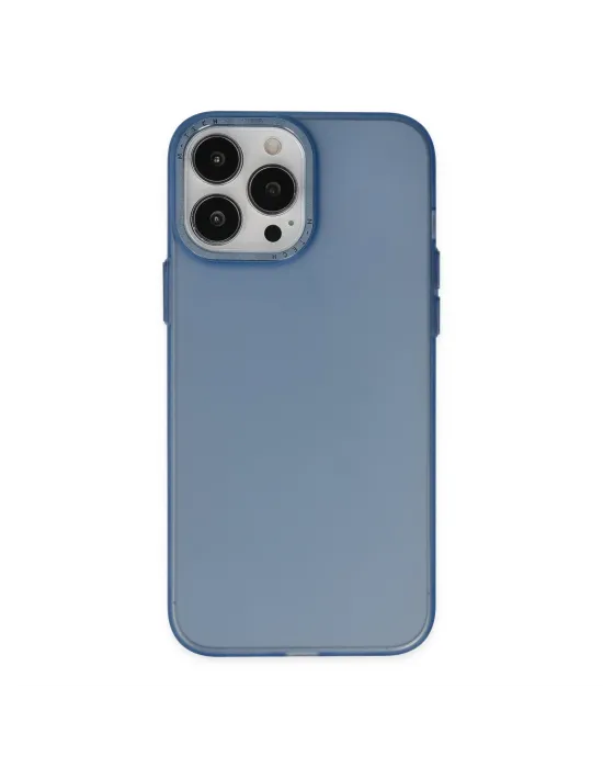 Apple İphone 14 Pro Kılıf Modos Metal Kapak - Lacivert