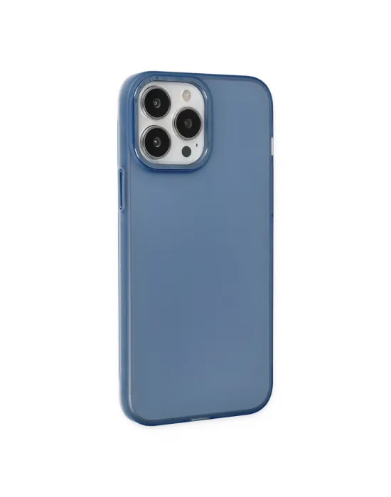 Apple İphone 14 Pro Kılıf Modos Metal Kapak - Lacivert