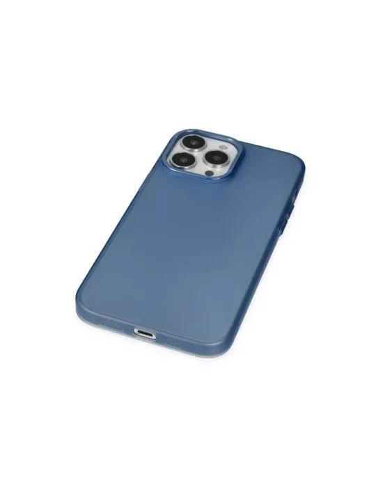 Apple İphone 14 Pro Kılıf Modos Metal Kapak - Lacivert