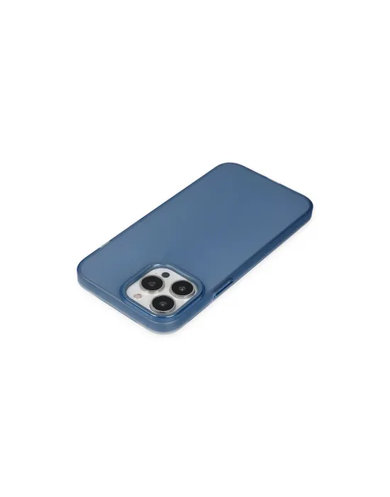 Apple İphone 14 Pro Kılıf Modos Metal Kapak - Lacivert