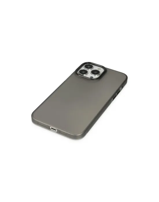 Apple İphone 14 Pro Kılıf Modos Metal Kapak - Siyah